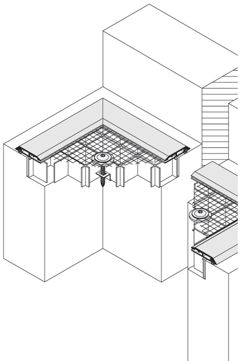 Lichtschachtabdeckung LI1/1 Insektenschutz diagram.