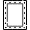 Mit umlaufenden Motnagerahmen