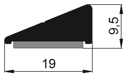 Überfahrprofil selbstklebend