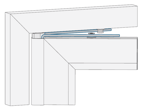 Drehstabfedern für Pendeltüren