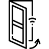 nach außen öffnend
