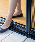 Plissee PL25 flat bottom rail installation, insect protection.